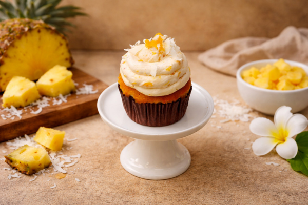 Classic Pineapple Cupcake