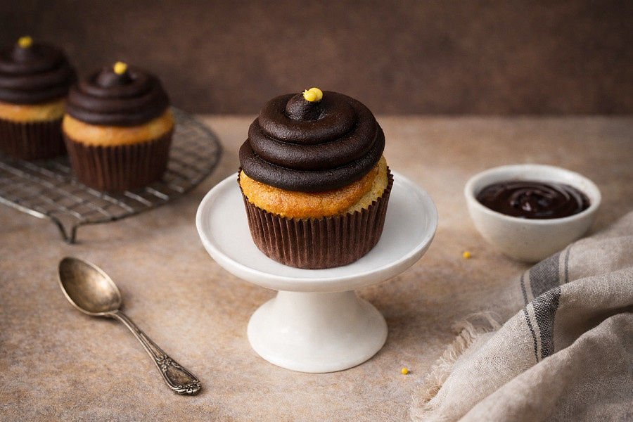 Boston Vanilla Cupcake from The CUPnCAKE Factory