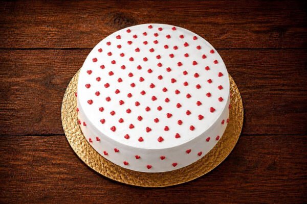 100 Hearts Cake Pineapple