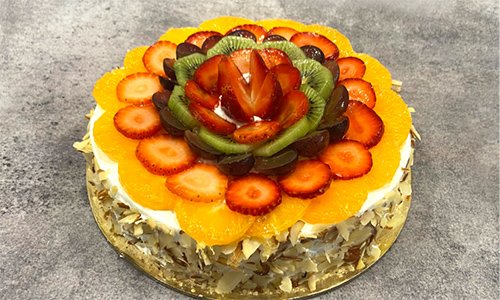 Exotic Fresh Fruit Cake