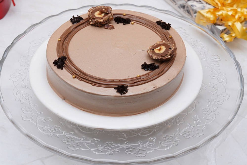 Ferrero Rocher Rich Chocolate Cake