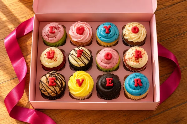 I Love You Forever [Box Of 12 Cupcakes]