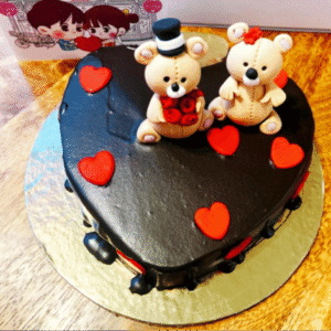 Special Choco Truffle Heart Shape Cake