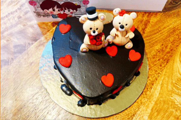 Special Choco Truffle Heart Shape Cake