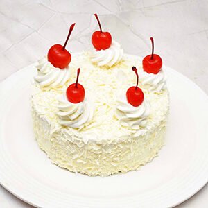 White Forest Cake